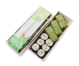 柿の葉すしと細巻すしセット